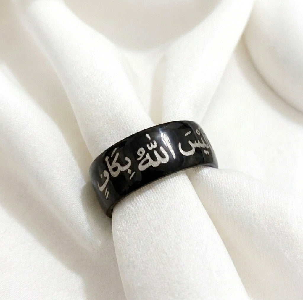 Black Stainless Steel Ring