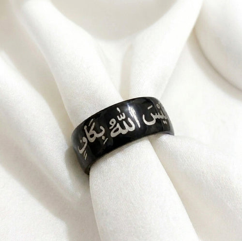 Black Stainless Steel Ring